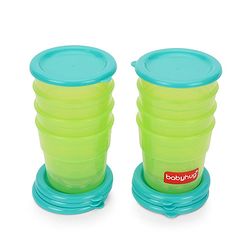 Babyhug 70 ml Freezer Snack Pots Set of 8 - Pink