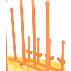 Babyhug Bottle Organizer Cum Drying Rack - Yellow