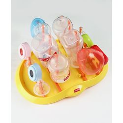 Babyhug Bottle Organizer Cum Drying Rack - Yellow