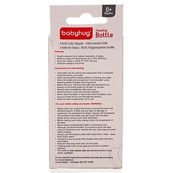Babyhug Anti Colic Sterilizable Feeding Bottle Blue - 60 ml