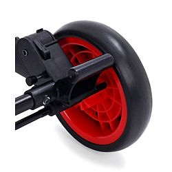 Babyhug Rock Star Stroller Cum Rocker With 5 Point Safety Harness - Red| Reclining Seat| Linked Brake| Adjustable Canopy| Single Hand Fold