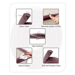 Babyhug Wooden Corner Edge Protector - Brown
