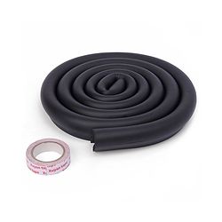 Babyhug Glass Corner Edge Protector  With Tape - Black