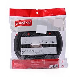 Babyhug Glass Corner Edge Protector  With Tape - Black