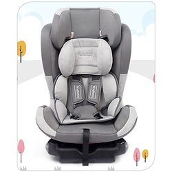 Babyhug Bon Voyage Forward Facing Isofix Convertible Car Seat - Grey