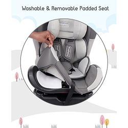 Babyhug Bon Voyage Forward Facing Isofix Convertible Car Seat - Grey