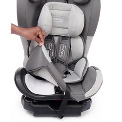 Babyhug Bon Voyage Forward Facing Isofix Convertible Car Seat - Grey