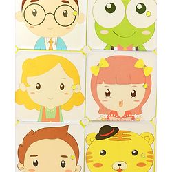 Babyhug 6 Cabinets Detachable Storage Unit Cartoon Print - Green