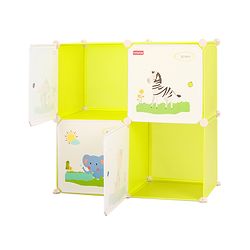 Babyhug 4 Layered Detachable Storage Unit Animal Print - Green