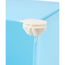 Babyhug 3 Cabinets Detachable Storage Unit Cartoon Print - Blue