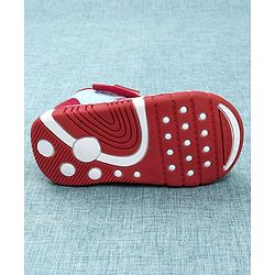 Cute Walk by Babyhug Canvas Musical Shoes Doll Patch - Red