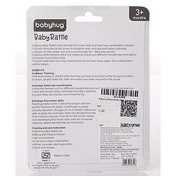 Babyhug Beads Rattle Red - Length 9 cm