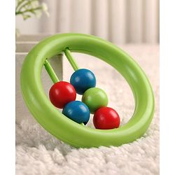 Babyhug Beads Rattle Red - Length 9 cm