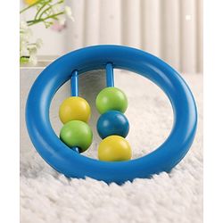 Babyhug Beads Rattle Red - Length 9 cm