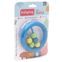 Babyhug Beads Rattle Red - Length 9 cm