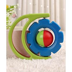 Babyhug Flip Flower Rattle - Blue