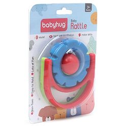 Babyhug Flip Flower Rattle - Blue