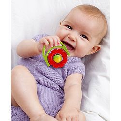 Babyhug Flip Flower Rattle - Blue