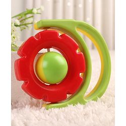 Babyhug Flip Flower Rattle - Blue
