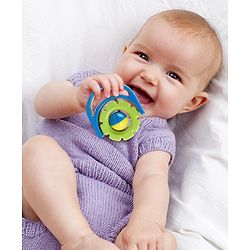 Babyhug Flip Flower Rattle - Blue