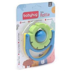 Babyhug Flip Flower Rattle - Blue