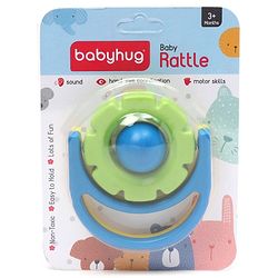 Babyhug Flip Flower Rattle - Blue