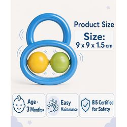 Babyhug Ball Rattle - Blue