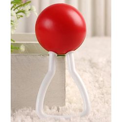 Babyhug Joy Rattle with Vibrant Color & Delightful Rattling Sound|Lightweight, Easy-to-Hold Rattle for Sensory|Motor Skill & Cognitive Development|Safe & Durable Material|3+ Months|BIS|Yellow & Blue