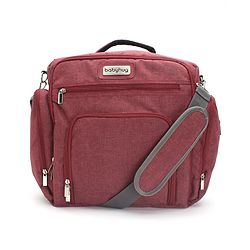 Babyhug Multipurpose Backpack Style Diaper Bag - Maroon