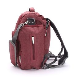 Babyhug Multipurpose Backpack Style Diaper Bag - Maroon