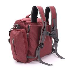Babyhug Multipurpose Backpack Style Diaper Bag - Maroon