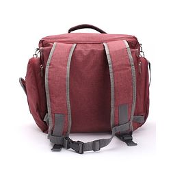 Babyhug Multipurpose Backpack Style Diaper Bag - Maroon