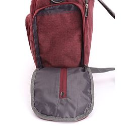 Babyhug Multipurpose Backpack Style Diaper Bag - Maroon
