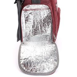 Babyhug Multipurpose Backpack Style Diaper Bag - Maroon