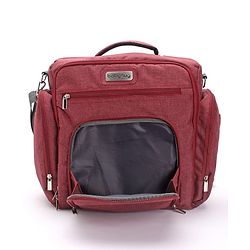 Babyhug Multipurpose Backpack Style Diaper Bag - Maroon
