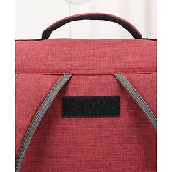 Babyhug Multipurpose Backpack Style Diaper Bag - Maroon
