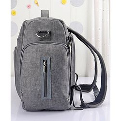 Babyhug Multipurpose Backpack Style Diaper Bag - Grey
