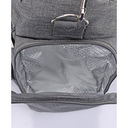 Babyhug Multipurpose Backpack Style Diaper Bag - Grey