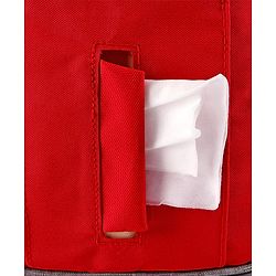 Babyhug Backpack Style Diaper Bag - Red Black