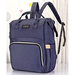 Babyhug Backpack Style Diaper Bag - Red Black