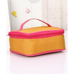 Babyhug Winsome Diaper Bag Elephant Print - Yellow