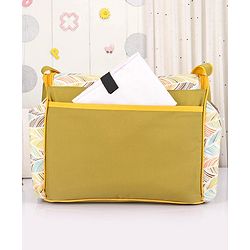 Babyhug Winsome Diaper Bag Giraffe Print - Dark Green