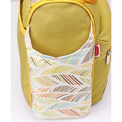 Babyhug Winsome Diaper Bag Giraffe Print - Dark Green