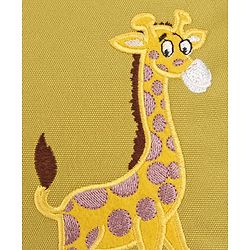 Babyhug Winsome Diaper Bag Giraffe Print - Dark Green