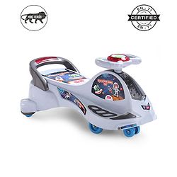 Babyhug Space Gyro Swing Car - Grey