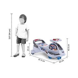 Babyhug Space Gyro Swing Car - Grey