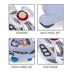 Babyhug Space Gyro Swing Car - Grey