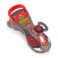 Babyhug Dragon Gyro Swing Car - Grey Red