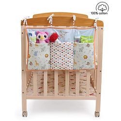 Babyhug Premium Cotton Jungle Safari Bed Organiser