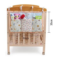 Babyhug Premium Cotton Jungle Safari Bed Organiser